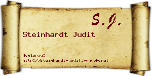Steinhardt Judit névjegykártya